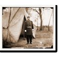 thumbnail image 2 of Historic Framed Print, Bealton Virginia. Gen. William H. French standing in front of tent, 17-7/8" x 21-7/8", 2 of 9