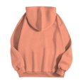 thumbnail image 4 of Ediodpoh Womens Casual Solid Long Sleeve Zipper Hooded Coat Pocket Sweatshirt Tops Solid Women's Hoodies Sweatshirts Light Orange_002 XXL, 4 of 4