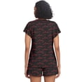 thumbnail image 4 of MINTREUS Women's Knit Pajamas Set Ruffle Sleeves Sleepwear Casual 2 Piece Pjs Soft Loungewear with Pockets, 4 of 5