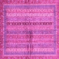 thumbnail image 1 of Ahgly Company Indoor Square Oriental Pink Modern Area Rugs, 6' Square, 1 of 4
