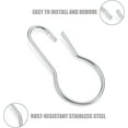 thumbnail image 2 of SHENMO Organize and Simplify with 40 Pack Shower Curtain Rings Hanging Hooks, 2 of 5