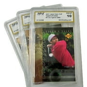 Upper Deck 3-Pack of Graded Tiger Woods Gem Mint Cards