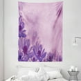 thumbnail image 1 of Anemone Flower Tapestry, Dreamlike Fantastic Composition with Anemone Magic Petals Blossoms, Wall Hanging for Bedroom Living Room Dorm Decor, 60W X 80L Inches, Magenta Lavender, by Ambesonne, 1 of 2