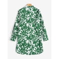 thumbnail image 4 of ZANZEA Polyester O-Neck Full Sleeve Floral Printed Button Cuffs Shirts Womens, 4 of 6