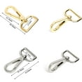 thumbnail image 4 of Swivel Clasps 1" D Ring Lobster Clasp Claw for Strap Push Gate Lanyard Swivel Snap Hook Clips（Assorted Color, 16 pcs), 4 of 6