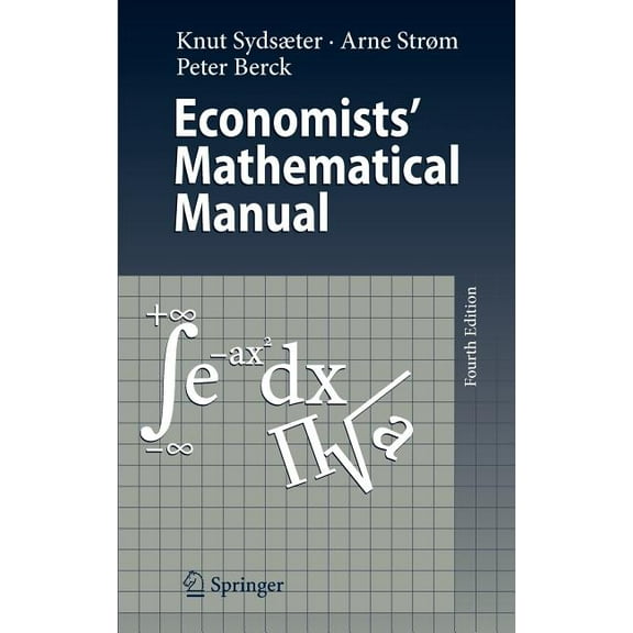 Economists' Mathematical Manual, (Hardcover)