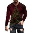 thumbnail image 2 of Blusas y camisas de manga larga y cuello redondo para hombre, camisetas casuales con estampado de moda y cuello redondo, blusas de licra de manga corta para hombre., 2 of 5