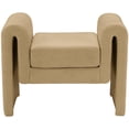 thumbnail image 3 of Meridian Furniture Banc en Velours Camel Stylet, 3 of 7