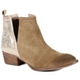 thumbnail image 2 of Diba True Women's Stop By Booties Round Toe Camel 9 M  US, 2 of 5