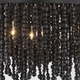 thumbnail image 2 of 6 Light Chandelier In Classic Style 26.5 Inches Wide By 21.25 Inches High-Matte Black Finish    -Traditional Installation Crystorama Lighting, 2 of 9