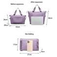 thumbnail image 5 of Fznkrag 36x20cm Travel Bags Collapsible Travel Bag Waterproof Sports Duffle Bag Foldable Multipurpose Gym Bag Wom, 5 of 8