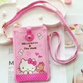 thumbnail image 1 of Sanrio-Bolsos de teléfono de Pu para mujer, bolso de hombro portátil, impermeable, monedero, mochilas de moda, Hellokitty Cinnamorol Kawaii, 1 of 4