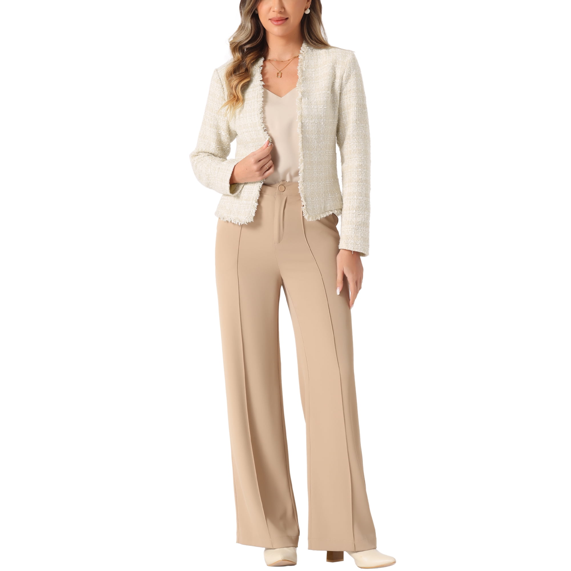 Tweed Femmes Blazers à Carreaux Rouges Hiver Mode Femmes Vestes Vintage