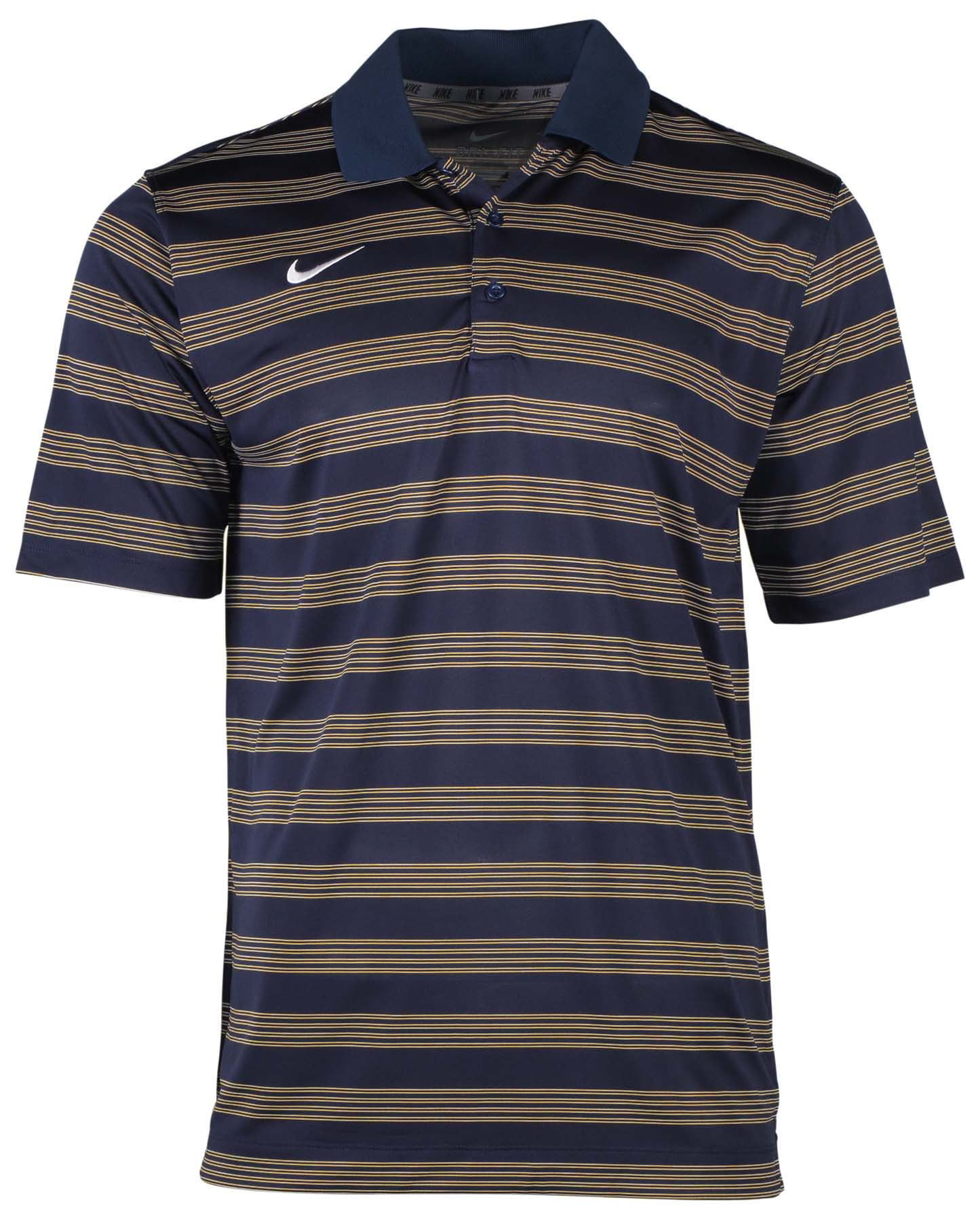 Nike Men's DriFit Game Time Striped Football Polo Shirt
