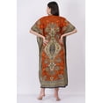 thumbnail image 6 of Women's Kaftan Dress Beach Cover Up Tribal Ethnic Print Plus Size Loose Kimono Maxi Dress, 6 of 6