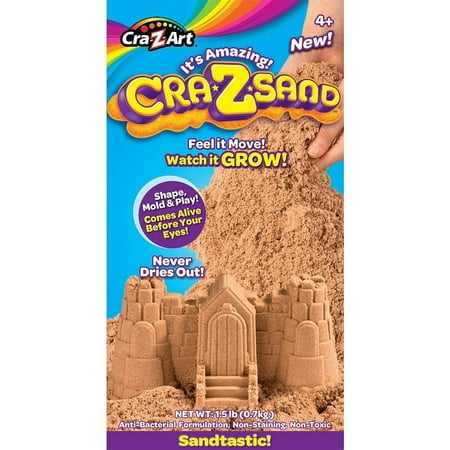 UPC 884920195257 product image for It's Amazing Cra-Z-Sand 1.5 lb Box of Sandtastic Sand, Tan Brown Cra Z Art | upcitemdb.com