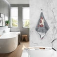 thumbnail image 2 of Yayeee 100% Cotton Hand Towels for Bathroom 16" x 28" Soft Absorbent Kitchen Towel, Christmas Santa, 2 of 7