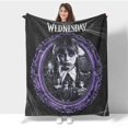 thumbnail image 1 of Wednesday Anime Movie Soft Warm Blanket 50IN*40IN-KDE20291, 1 of 5