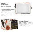 thumbnail image 3 of Flowers Leaves and Black Cat Storage Bins Baskets With Handles Storage Box Clothes Organizer Organization Toys, 3 of 7