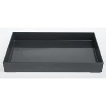 HUBERT® Grey Melamine Tray - 13 3/4"L x 9 3/4"W x 1 3/4"H