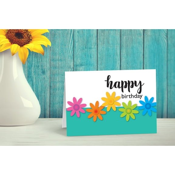 Daisy Happy Birthday Card - Birthday - 10 Count Boxed Set Birthday Cards