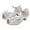 Silver, variant on Liyamei Girls Sandals Closed Toe Heels Wedding Party Shoes Sequins Bow For Toddler Girls Dress Sandals Size Blue 4.5-5 Years