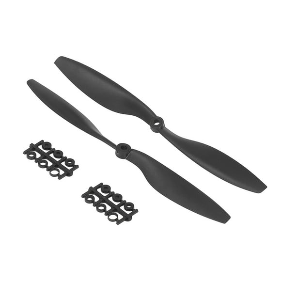 Cuchillas de hélices de aviones RC, hélices de aviones RC Hélices RC negras Accesorios RC Rendimiento inigualable