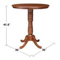 thumbnail image 5 of 36" Round Pedestal Bar Height Table With 2 San Remo Bar Height Stools, 5 of 9