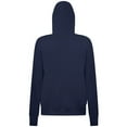 thumbnail image 3 of Women's Levelwear Navy Nashville Predators Mellow Holiday Adorn Hoodie, 3 of 3