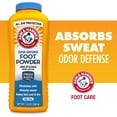 thumbnail image 3 of Arm + Hammer Foot Powder Odor Defense Eliminator and Moisture Absorber For Shoes and Work Boots 7 Ounce Pack of 3, 3 of 6