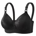 thumbnail image 1 of Abcnature Women Daily Comfort Bras Embroidery Thin Style Ventilate Back Buckle Bras without Steel Rim, 1 of 6