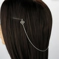 thumbnail image 4 of Milaget Épingle à Cheveux Nœud Mariage Bijoux pour Cheveux, Épingle à Cheveux Rétro avec Pompons Cheveux D-416, 4 of 9