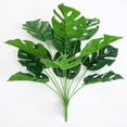 thumbnail image 3 of Gwong Decoración hogareña Artificial 12 Head Múltiples agujeros Monstera Deliciosa Plantas Verdes Decoración para el hogar Gwong 21032563, 3 of 6
