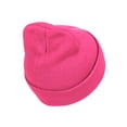 thumbnail image 2 of Top Headwear Men's Women's Solid Beanies - 2 Pack Winter Cap Knit Beanie Pink, 2 of 3