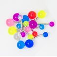 thumbnail image 1 of Glow Belly Button Ring Ten Pack, 1 of 3