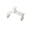 🥑 White_Base#1386, variant on Foldable Travel Clothes Hangers Clips Portable Space Saving Closet Organizer Hangers Non Slip Lightweight Plastic Suit Hangers for Travel Hotel Home