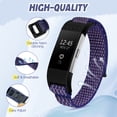 thumbnail image 3 of Vodtian Sports Nylon Band for Charge 2, Solo Loop Stitched Nylon Replacement Strap, Skin-Friendly Soft Wristband for Charge 2 Men Women, 3 of 8