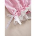 thumbnail image 6 of iiniim Kids Girls Ruffled Lace Hem Bloomer Shorts Breathable Safety Pants Pink 110, 6 of 7