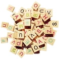 thumbnail image 2 of Abbaoww 200 Pcs Letras de Madera Coloridas Azulejos Mayúsculas para Manualidades DIY, Colg Abbaoww Abbaoww, 2 of 2