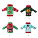 thumbnail image 2 of Naiovety Navidad tejer botella de vino muñeco de nieve guirnalda cubierta ropa cocina de cena para Año Nuevo suministros para arreglos de Kits de decoración para fiestas Alce, 2 of 6