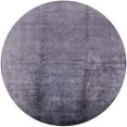 thumbnail image 1 of Ahgly Company Indoor Round Mid-Century Modern Purple Oriental Area Rugs, 4' Round, 1 of 6