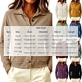 thumbnail image 5 of Perfectbot Women's Collared Button-Down Cardigan Long Sleeve Knit Jacket Top with Ribbed Trim, 5 of 5