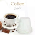 thumbnail image 2 of 100pcs Disposable Paper Filters Cups Replacement White Coffee Filter Paper Pod for Keurig Capsules Coffee Filters Accessories, 2 of 5