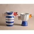 thumbnail image 2 of Hestia Fish Striped Deco Vase, 2 of 4