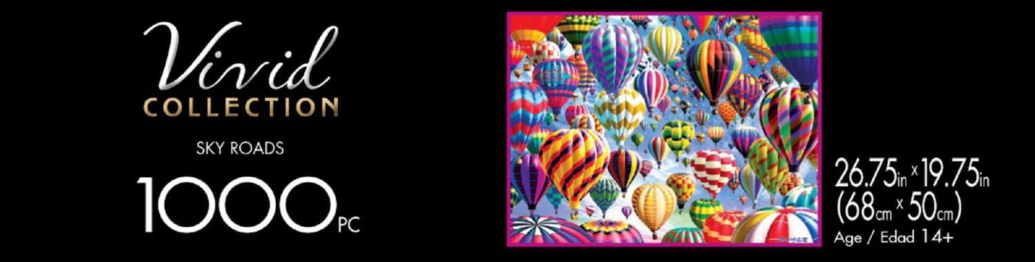 Buffalo Games Vivid Collection Sky Roads 1000 Piece Jigsaw Puzzle