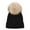 style-05 Black, variant on Gubotare Toddler Winter Hat Winter Hat for Kids Toddler Children, Girls Beanie with Double Pom Pom Warm Fleece Lined, Girls Accessories Knit Cap (Grey,0-36 Months)