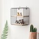 thumbnail image 1 of ¡Ofertas relámpago! Estantes de pared Huayishang para taquillas, estantes flotantes de metal y madera para decoración de pared, estantes de almacenamiento para sala, dormitorio, baño, cocina., 1 of 3