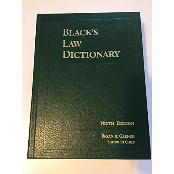 Pre-Owned Black's Law Dictionary (Hardcover) 0314199497 9780314199492