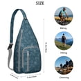 thumbnail image 4 of Cosmos Explorer Sling Backpack - Starry Night Sky Pattern Crossbody Shoulder Bag, Water-Resistant Hiking Essential, 4 of 4