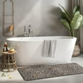 thumbnail image 2 of Black and Tan Leopard Print Kitchen Rug Mat,Kitchen Runner Rugs Non Skid Washable,Decorative Kitchen Floor Mats for Kitchen,Sink,Laundry,17"x47.2", 2 of 7